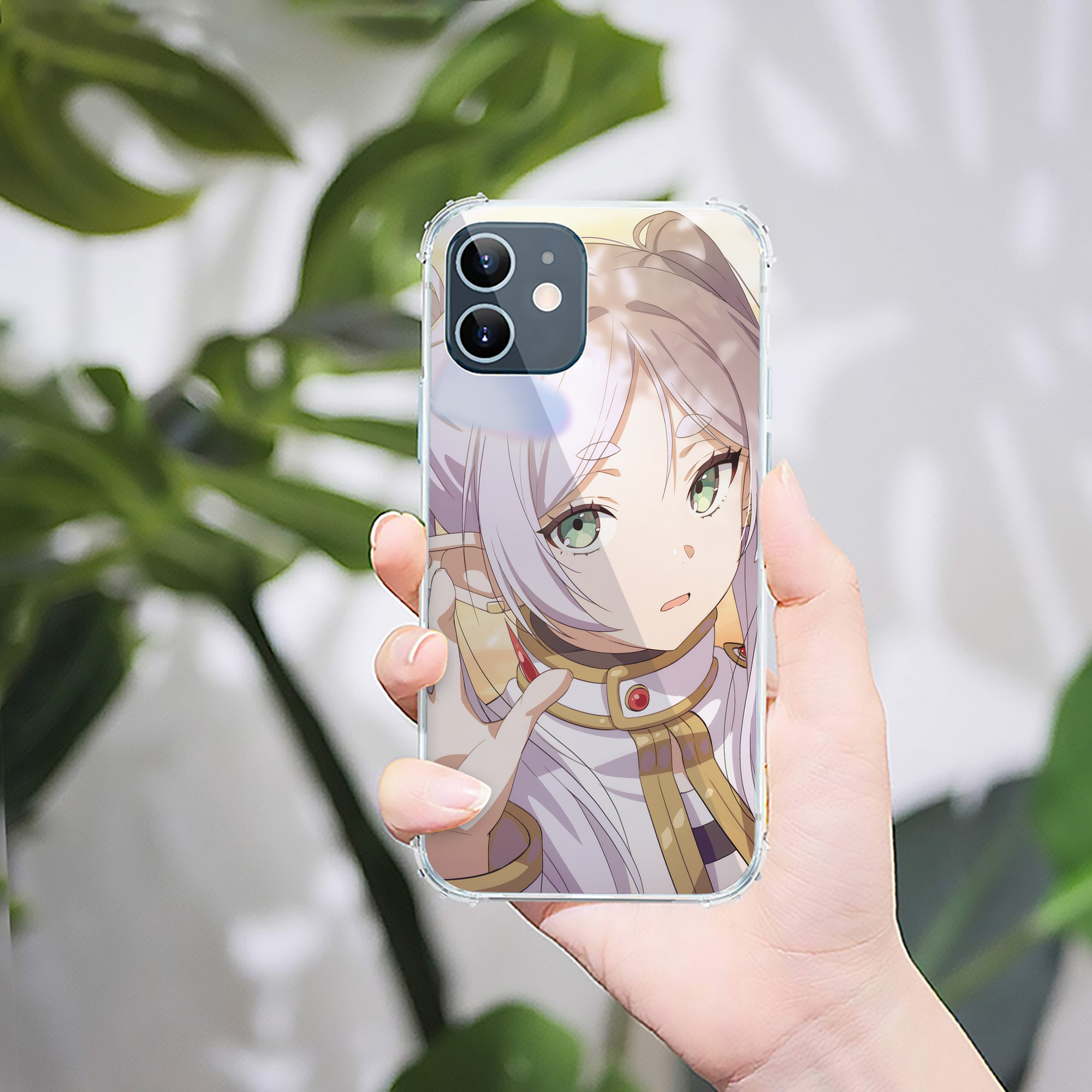 （画像用） 葬送のフリーレン Frieren 【iPhone 12シリーズ対応】透明スマホケース（クリアソフトケース）